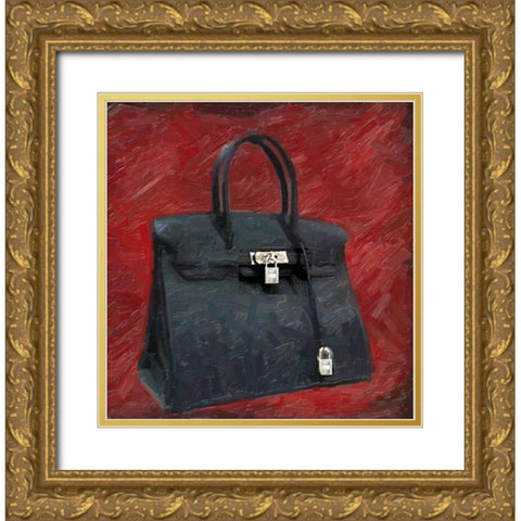 Fashion Bag Gold Ornate Wood Framed Art Print with Double Matting by Greene, Taylor