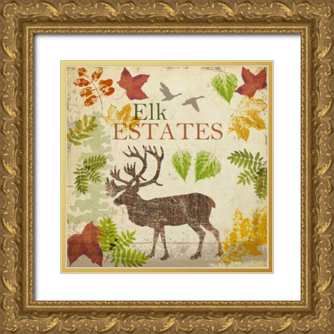 ELK B2 Gold Ornate Wood Framed Art Print with Double Matting by Greene, Taylor