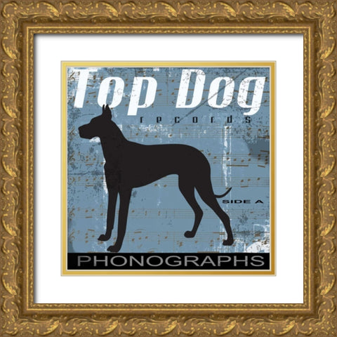 TOP DOG A Gold Ornate Wood Framed Art Print with Double Matting by Greene, Taylor