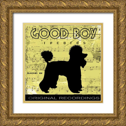Good Boy Gold Ornate Wood Framed Art Print with Double Matting by Greene, Taylor