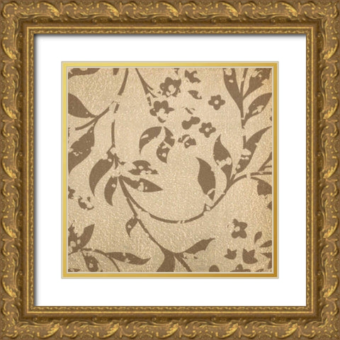 ELEMENT A2 Gold Ornate Wood Framed Art Print with Double Matting by Greene, Taylor
