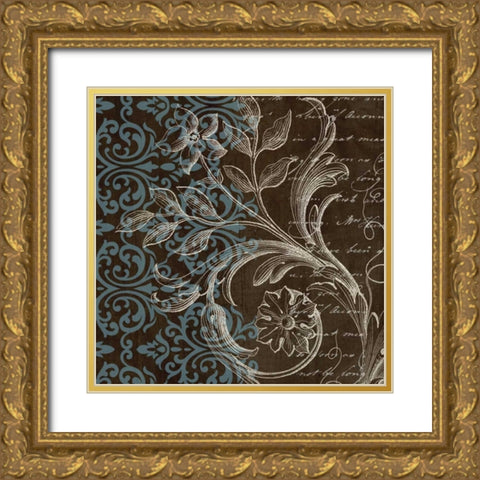 MIND SET Gold Ornate Wood Framed Art Print with Double Matting by Greene, Taylor