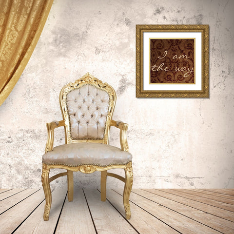 I Am The Way Gold Ornate Wood Framed Art Print with Double Matting by Greene, Taylor