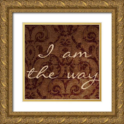 I Am The Way Gold Ornate Wood Framed Art Print with Double Matting by Greene, Taylor