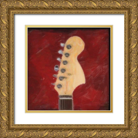 HEADSTOCK Gold Ornate Wood Framed Art Print with Double Matting by Greene, Taylor