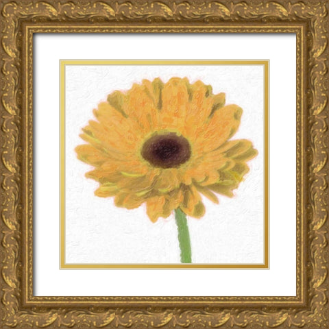 GERBER Gold Ornate Wood Framed Art Print with Double Matting by Greene, Taylor