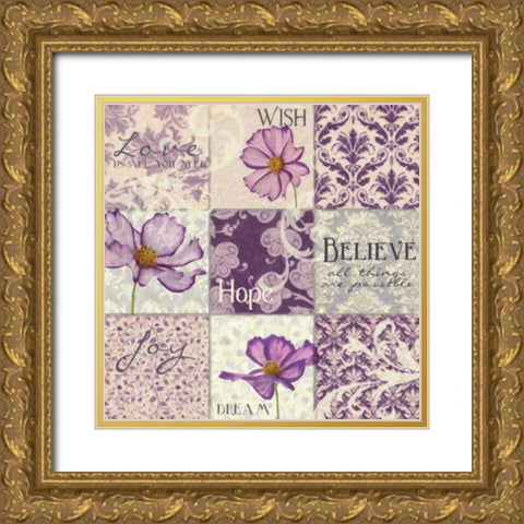Plum Patch Gold Ornate Wood Framed Art Print with Double Matting by Greene, Taylor
