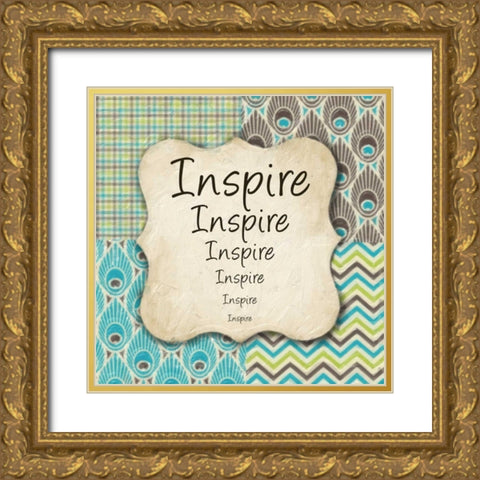 INSPIRES Gold Ornate Wood Framed Art Print with Double Matting by Greene, Taylor