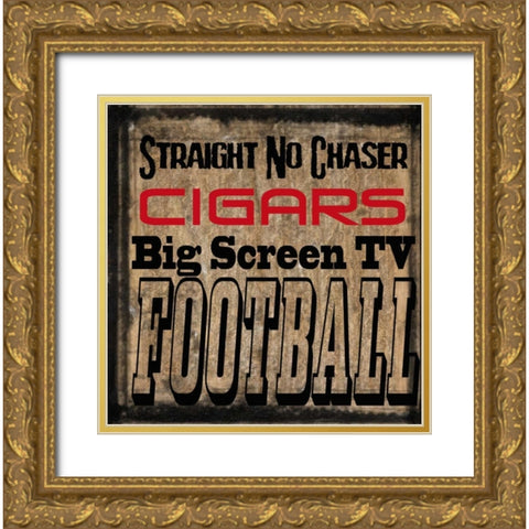 Mancave 2 Gold Ornate Wood Framed Art Print with Double Matting by Greene, Taylor