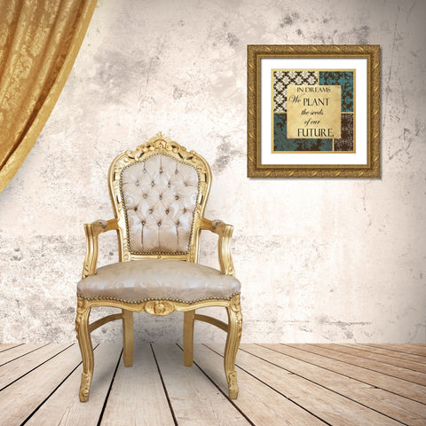 In Dreams B Gold Ornate Wood Framed Art Print with Double Matting by Greene, Taylor