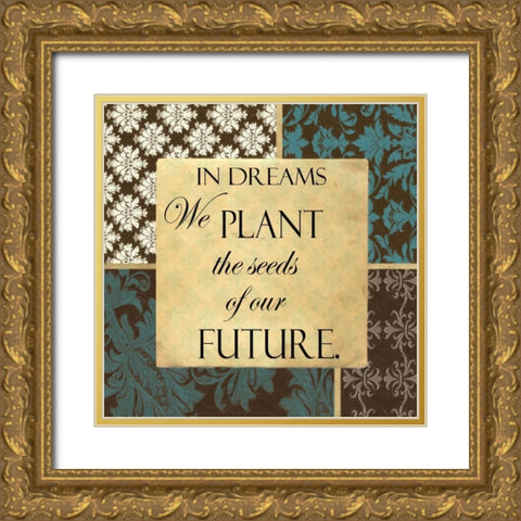 In Dreams B Gold Ornate Wood Framed Art Print with Double Matting by Greene, Taylor