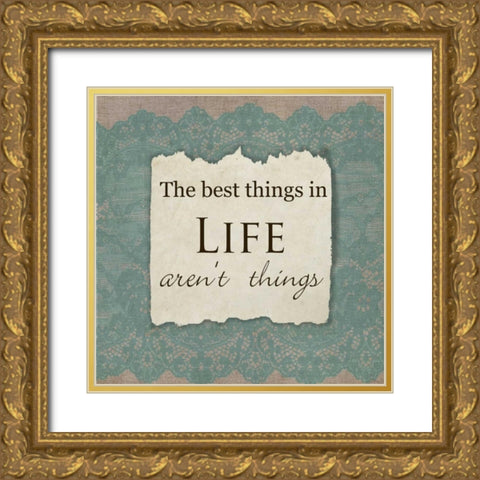 The Best Gold Ornate Wood Framed Art Print with Double Matting by Greene, Taylor