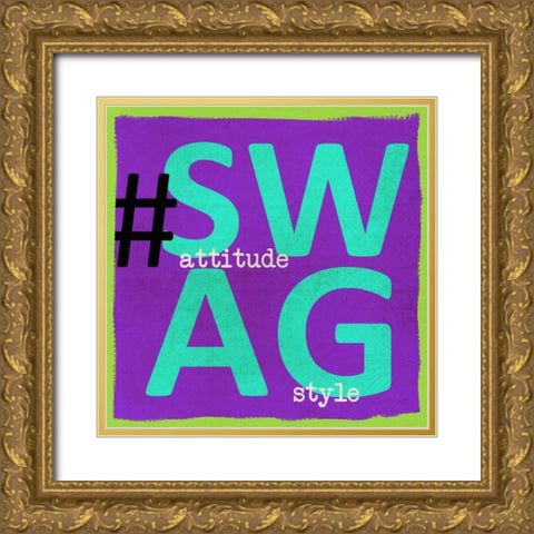 SWAG Gold Ornate Wood Framed Art Print with Double Matting by Greene, Taylor