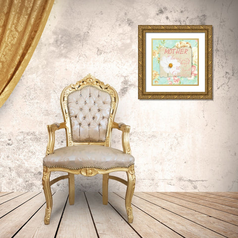 A LOVING HEARt Gold Ornate Wood Framed Art Print with Double Matting by Greene, Taylor
