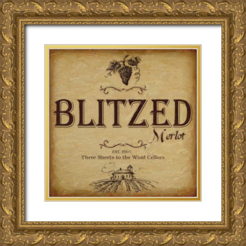 BLITZED Gold Ornate Wood Framed Art Print with Double Matting by Greene, Taylor