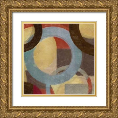 HALO WEAVE II Gold Ornate Wood Framed Art Print with Double Matting by Greene, Taylor