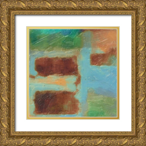 SPECTRUM I Gold Ornate Wood Framed Art Print with Double Matting by Greene, Taylor