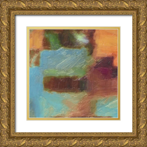 SPECTRUM II Gold Ornate Wood Framed Art Print with Double Matting by Greene, Taylor
