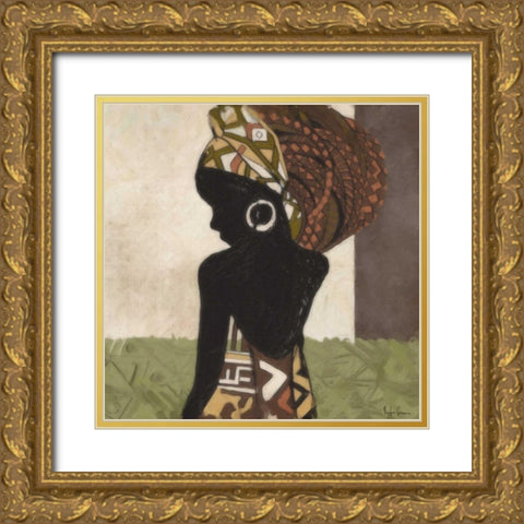 REGALITY II Gold Ornate Wood Framed Art Print with Double Matting by Greene, Taylor