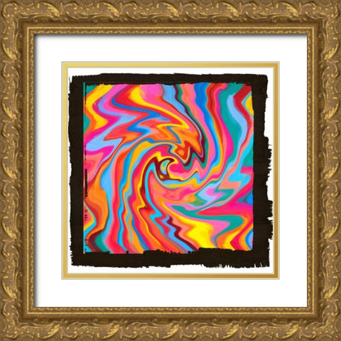 Lines Of Beauty I Gold Ornate Wood Framed Art Print with Double Matting by Greene, Taylor