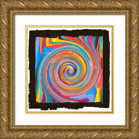 Lines Of Beauty II Gold Ornate Wood Framed Art Print with Double Matting by Greene, Taylor