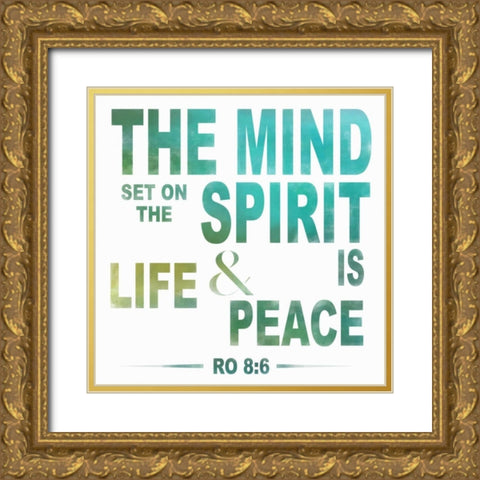 The Mind Gold Ornate Wood Framed Art Print with Double Matting by Greene, Taylor