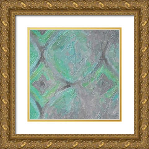 Bella I Gold Ornate Wood Framed Art Print with Double Matting by Greene, Taylor