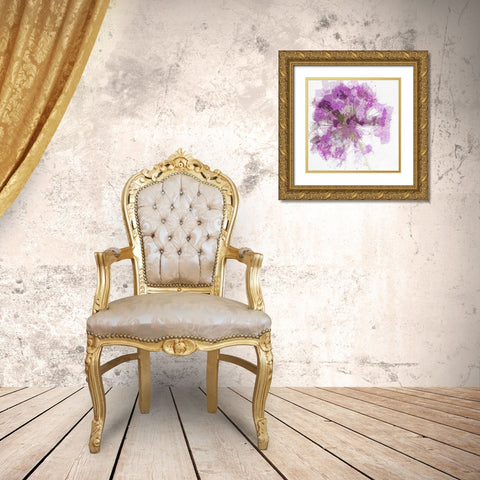 Modern Lilac I Gold Ornate Wood Framed Art Print with Double Matting by Greene, Taylor