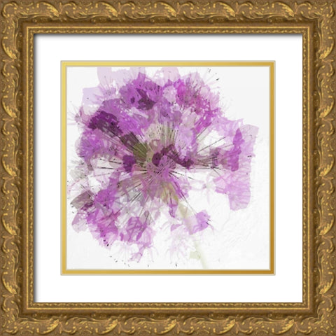 Modern Lilac I Gold Ornate Wood Framed Art Print with Double Matting by Greene, Taylor