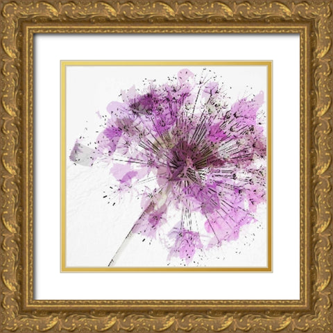 Modern Lilac II Gold Ornate Wood Framed Art Print with Double Matting by Greene, Taylor