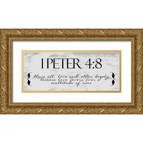 ABOVE ALL Gold Ornate Wood Framed Art Print with Double Matting by Greene, Taylor