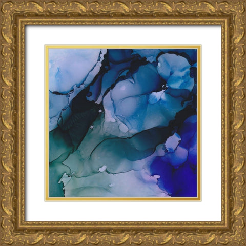 Fractured Belief Gold Ornate Wood Framed Art Print with Double Matting by Troisi, Jonny