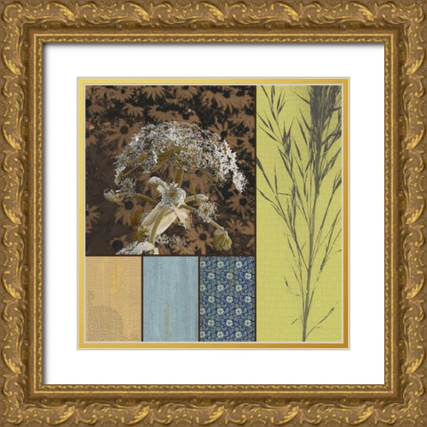 Morning Dew 1 Gold Ornate Wood Framed Art Print with Double Matting by Pazan, Tony