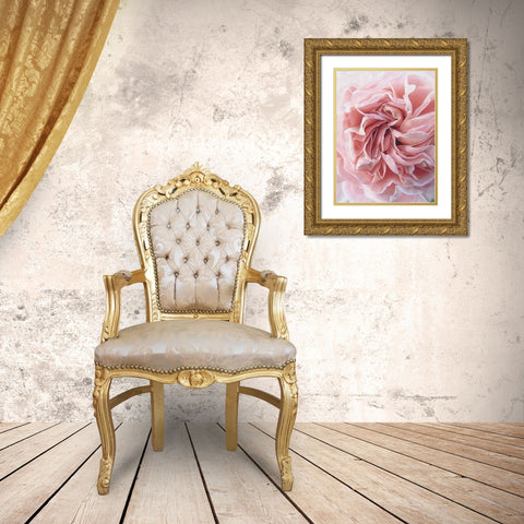 Rose Gold Ornate Wood Framed Art Print with Double Matting by Urban Epiphany