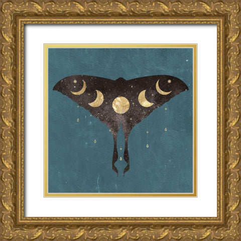 La Luna 1 Gold Ornate Wood Framed Art Print with Double Matting by Brown, Victoria