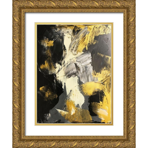 Golden Void Gold Ornate Wood Framed Art Print with Double Matting by Brown, Victoria