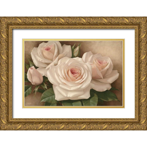 Breathtaking Gold Ornate Wood Framed Art Print with Double Matting by Levashov, Igor