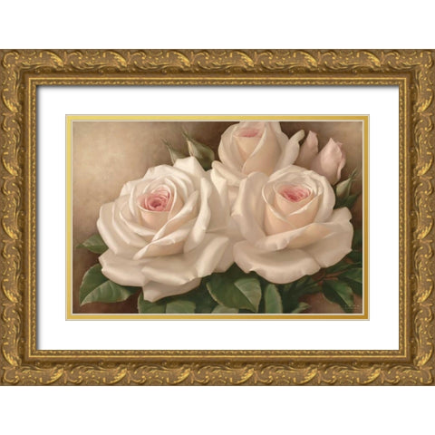 Everlasting Gold Ornate Wood Framed Art Print with Double Matting by Levashov, Igor