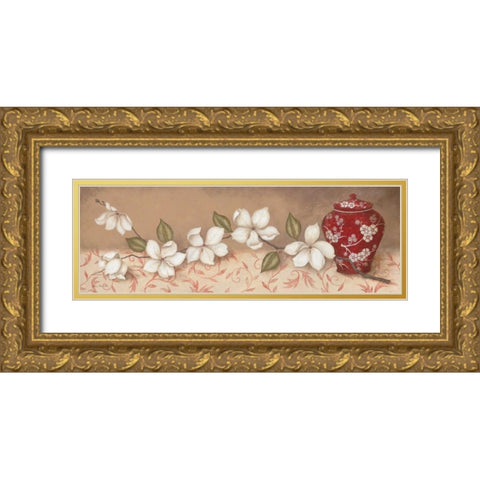 Mantle Masterpiece II Gold Ornate Wood Framed Art Print with Double Matting by Carroll, Jane