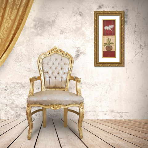Window Wonders I Gold Ornate Wood Framed Art Print with Double Matting by Tava Studios