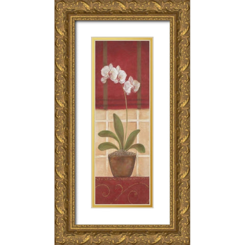 Window Wonders II Gold Ornate Wood Framed Art Print with Double Matting by Tava Studios