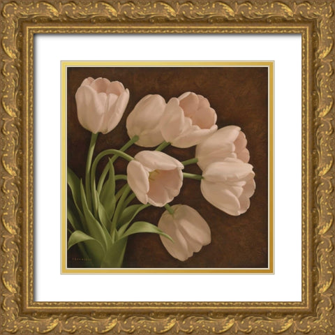 Summer Scent I Gold Ornate Wood Framed Art Print with Double Matting by Levashov, Igor