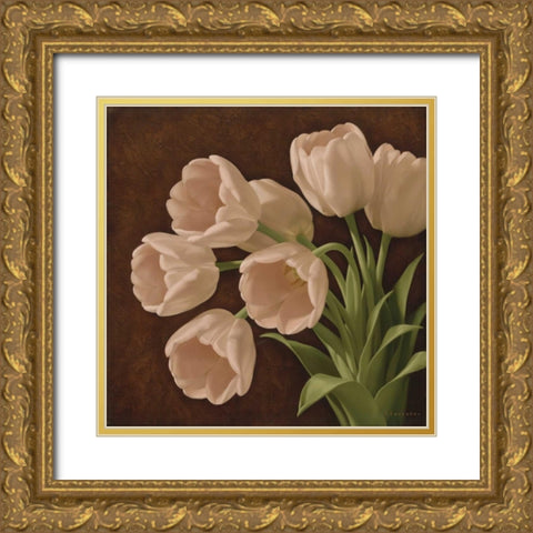 Summer Scent II Gold Ornate Wood Framed Art Print with Double Matting by Levashov, Igor