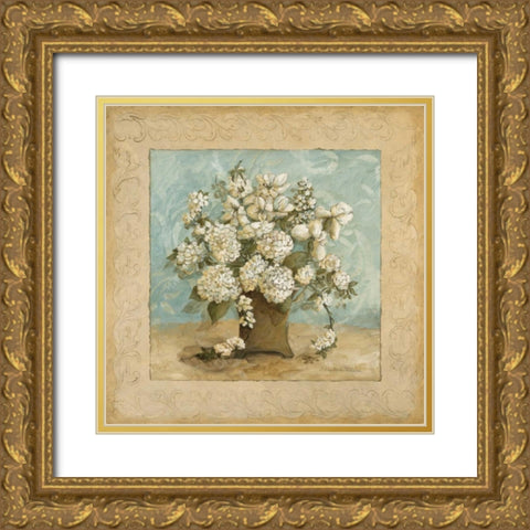 White in the Sky II Gold Ornate Wood Framed Art Print with Double Matting by Olson, Charlene