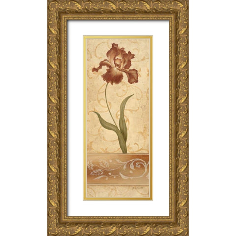 Romantique I Gold Ornate Wood Framed Art Print with Double Matting by Carroll, Jane