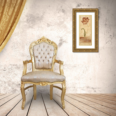 Romantique II Gold Ornate Wood Framed Art Print with Double Matting by Carroll, Jane