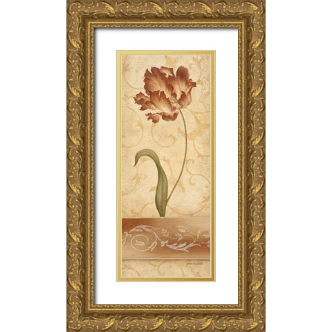 Romantique II Gold Ornate Wood Framed Art Print with Double Matting by Carroll, Jane