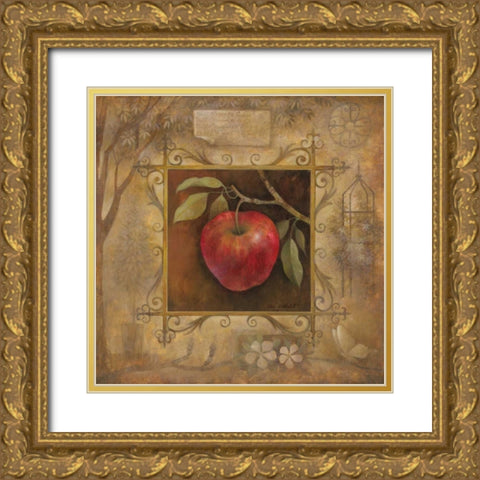 Mela Bella Gold Ornate Wood Framed Art Print with Double Matting by Vollherbst-Lane, Elaine