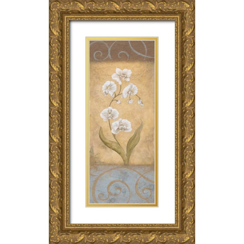 Nouvel Amour I Gold Ornate Wood Framed Art Print with Double Matting by Carroll, Jane