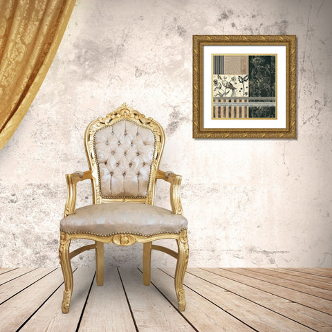 Birds of a Feather II Gold Ornate Wood Framed Art Print with Double Matting by Robinson, Carol